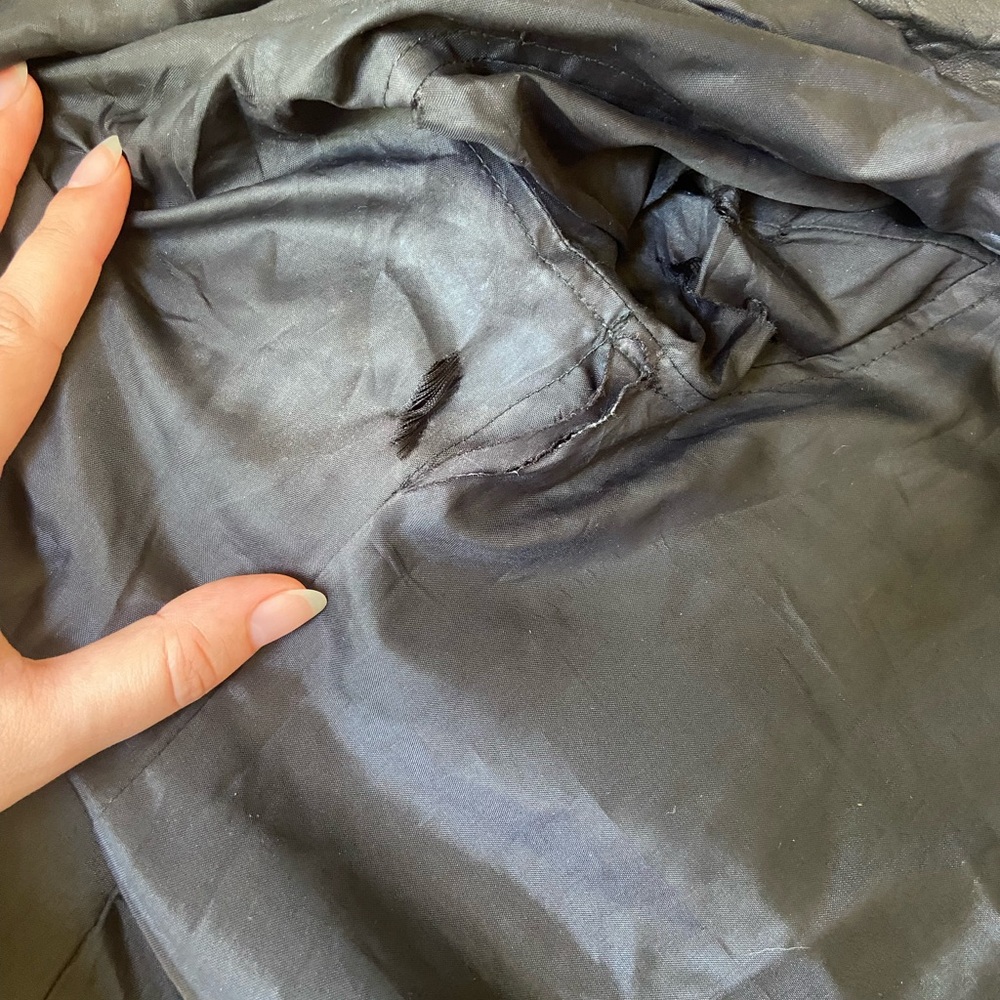 The Washed Leather Motorcycle Jacket - Picture 7 of 8